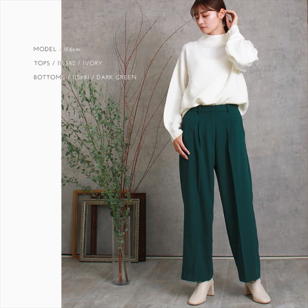 センタープレス ワイドパンツ ウエストゴム センタープレスパンツ レディース ワイド パンツ とろみ素材 上品 フロントホック バックポケット ボトムス 体型カバー おしゃれ おすすめ かわいい 可愛い オフィスカジュアル お出かけ デート 楽ちん ゆったり Ladies bottoms pants ブラック 黒 ブラウン グリーン イエロー 20代 30代 40代 春新作 OR 新作 大人 コーデ 春新作 OR 新作