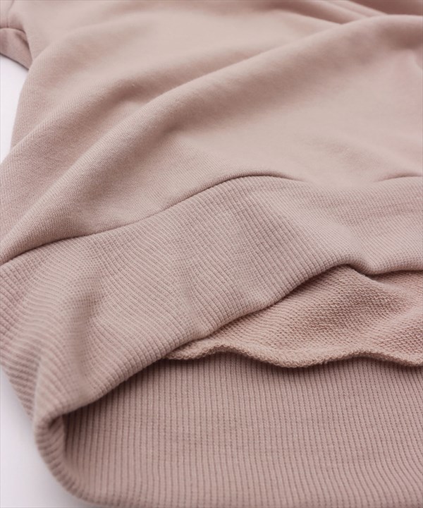 スウェットパーカー オーバーサイズ パーカー 裏毛 バックスリット スエット スウェット トップス レディース