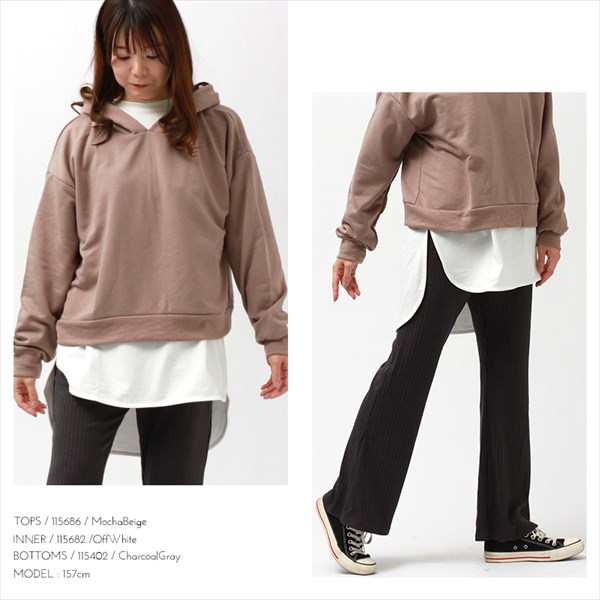 スウェットパーカー オーバーサイズ パーカー 裏毛 バックスリット スエット スウェット トップス レディース カジュアル 長袖 クルーネック ルーズ ゆったり 体型カバー かわいい お出かけ デート 楽ちん Ladies womans tops 黒 アイボリー グレージュ モカ ブラック チャコールグレー 大人 20代 30代 40代 コーデ 春夏 秋冬