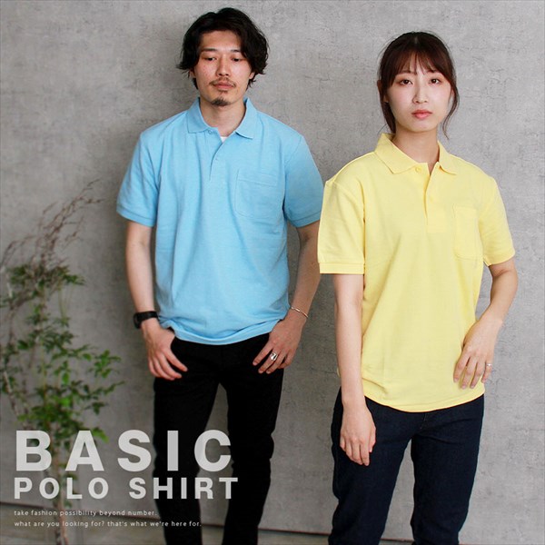 送料無料 ポロシャツ メンズ レディース 半袖 ポケット ポロ 無地 シンプル 大きいサイズ SS S M L XL 春 夏 秋 冬 作業着 吸汗 速乾 白 黒 グレー スポーツ かわいい お出かけ 楽ちん ゆったり Ladies tops 20代 30代 40代