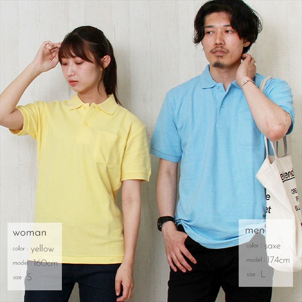 送料無料 ポロシャツ メンズ レディース 半袖 ポケット ポロ 無地 シンプル 大きいサイズ SS S M L XL 春 夏 秋 冬 作業着 吸汗 速乾 白 黒 グレー スポーツ かわいい お出かけ 楽ちん ゆったり Ladies tops 20代 30代 40代