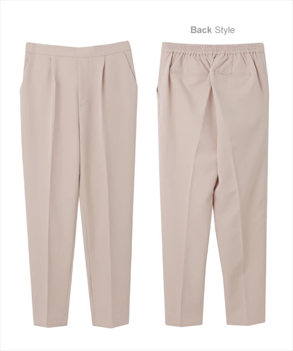 テーパードパンツ レディース きれいめ ストレッチ テーパード パンツ ハイウエスト ストレッチパンツ 美ライン ウエストゴム 美脚 上品 キレイ見え オフィス