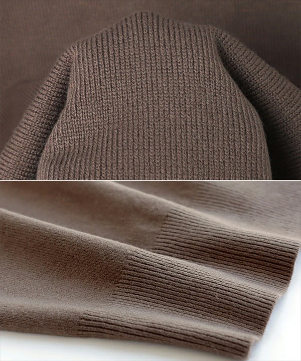 タートルネック ニット ベーシック 長袖 ニットセーター トップス タートルネックセーター レディース ニットプルオーバー ハイゲージ アクリル ナイロン M/Lサイズ