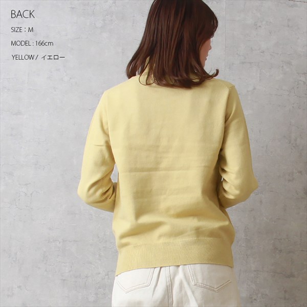 タートルネック ニット ベーシック 長袖 ニットセーター トップス タートルネックセーター レディース ニットプルオーバー ハイゲージ アクリル ナイロン M/Lサイズ