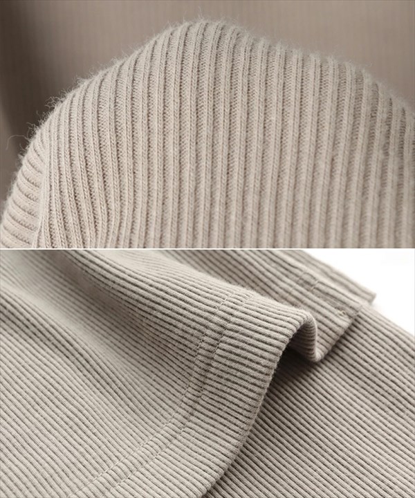 レギンス付きスカート レディース カットリブ レイヤード レギンス付き スカート ウエストゴム ストレッチ ニットスカート スリット 防寒 暖か S/M/Lサイズ カジュアル