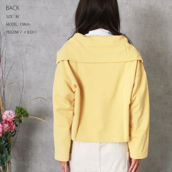 コットン 裏毛 短丈 ハーフジップ セーラーカラー 長袖 スウェット トップス レディース ショート丈 ドロップショルダー トレンド感 春 夏 秋 冬 オフィスカジュアル かわいい お出かけ デート 楽ちん ゆったり Ladies 20代 30代 40代