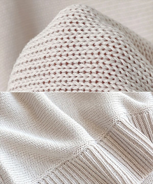 送料無料 背中リボン 天竺編み リネンタッチ アクリル 長袖 ニットトップス レディース ラウンドネック ギャザー袖 体型カバー カジュアル シンプル 上品 春 秋 オフィスカジュアル かわいい お出かけ デート 楽ちん ゆったり Ladies 20代 30代 40代