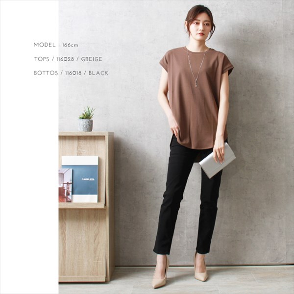 送料無料 梨地ポンチ フレンチスリーブ トップス レディース クルーネック ラウンドヘム 体型カバー カジュアル キレイめ シボ感 カットソー 上品 春 夏 秋 オフィスカジュアル かわいい お出かけ デート 楽ちん ゆったり Ladies 20代 30代 40代