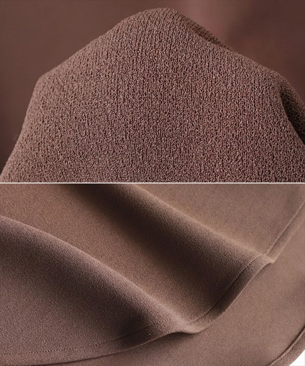 送料無料 梨地ポンチ フレンチスリーブ トップス レディース クルーネック ラウンドヘム 体型カバー カジュアル キレイめ シボ感 カットソー 上品 春 夏 秋 オフィスカジュアル かわいい お出かけ デート 楽ちん ゆったり Ladies 20代 30代 40代