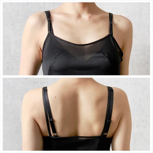 日本製 made in japan スリップ 85cm丈 レディース下着 メッシュランジェリー 日本製 吊り型 キャミソール ペチコート ワンピース ロング インナーシャツ アンダーシャツ 和装 浴衣 汗 速乾 涼しい 通気性 女性 透けない 透けにくい 肌着 無地 大きいサイズ 大人 上品 ブラック ベージュ 黒 s m l ll Ladies womans shrts inner