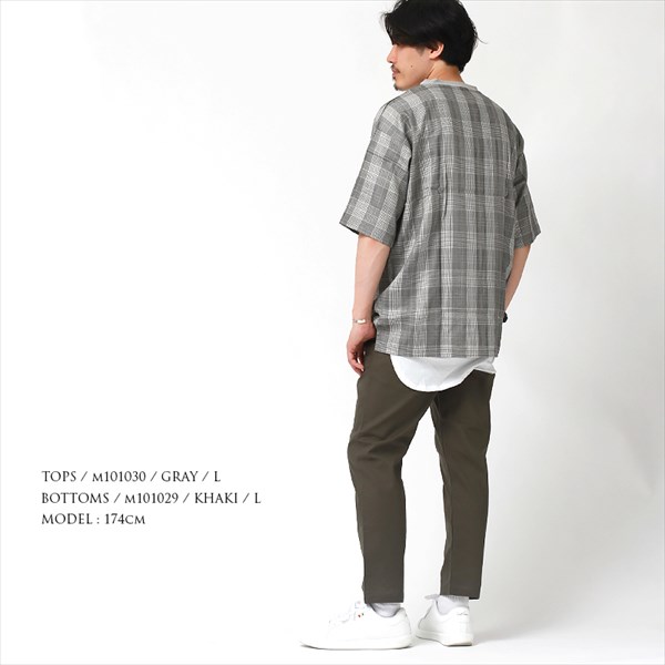送料無料 オーバーサイズ tシャツ メンズ 半袖 オシャレ チェック オーバーサイズシャツ 5分袖 ５分袖 五分袖 レイヤード 重ね着 アンサンブル トップス クルーネック 半袖tシャツ 2点セット ビッグタンクトップ プルオーバー ストレッチ ｔシャツ ティーシャツ テーシャツ 大きいサイズ オフィスカジュアル お出かけ 楽ちん man mens tops ブラウン グレー 春夏
