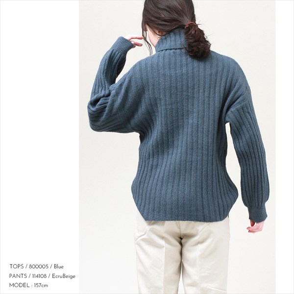 タートルネック バルーン袖 ニット バルーンスリーブ ボトルネック プルオーバー タートルネックセーター トップス リブニット ボリューム袖 ハイネック セーター レディース ゆったり 体型カバー リラックス かわいい お出かけ デート 暖か 秋 冬 楽ちん Ladies womans tops knit ホワイト ブラウン ブルー 茶色コーデ 大人 20代 30代 40代 コーデ