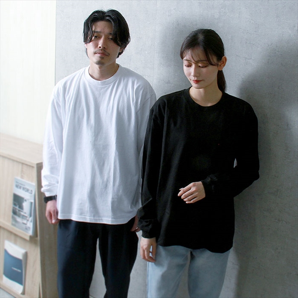 送料無料 Tシャツ 長袖 メンズ レディース ティーシャツ カットソー 長袖tシャツ ルームウェア 無地 シンプル ビッグTシャツ 大きいサイズ オーバーサイズ スポーツ アウトドア S M L XL LL 部屋着 黒 ブラック 白 ホワイト カジュアル リラックス ロング ロンT 楽ちん ゆったり Ladies mens tops tshirt 20代 30代 40代