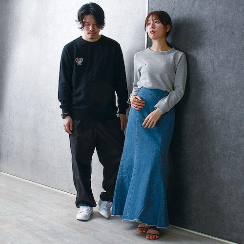 送料無料 noisycode ワンポイント スウェット トレーナー ハート オリジナル レディース メンズ ブランド デザインパーカー ペア 綿100% 長袖 おしゃれ プリント ロゴ 文字 英字 ベーシック シンプル トップス ペアルック ユニセックス 大きいサイズ S M L XL 2XL 小さいサイズ 服 おもしろ お洒落 楽ちん ゆったり Ladies mens tops ブラック 黒 ホワイト 白 グレー ネイビー 20代 30代 40代 大人 コーデ