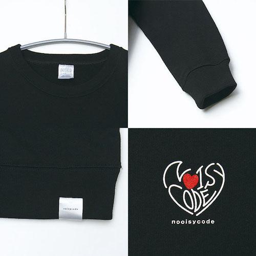 送料無料 noisycode ワンポイント スウェット トレーナー ハート オリジナル レディース メンズ ブランド デザインパーカー ペア 綿100% 長袖 おしゃれ プリント ロゴ 文字 英字 ベーシック シンプル トップス ペアルック ユニセックス 大きいサイズ S M L XL 2XL 小さいサイズ 服 おもしろ お洒落 楽ちん ゆったり Ladies mens tops ブラック 黒 ホワイト 白 グレー ネイビー 20代 30代 40代 大人 コーデ