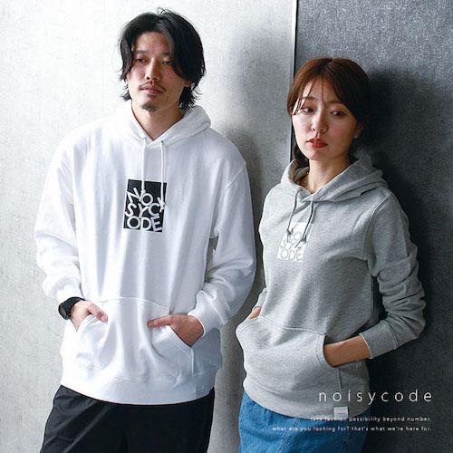 200tsumikip送料無料 noisycode トップス パーカー オリジナル レディース メンズ ブランド デザインパーカー ペア 綿100% 長袖 おしゃれ プリント ロゴ 文字 英字 ベーシック トップス ペアルック ユニセックス 大きいサイズ オーバーサイズ XS S M L XL 小さいサイズ 服 おもしろ お洒落 楽ちん ゆったり Ladies mens parker ブラック 黒 ホワイト 白 グレー ネイビー 20代 30代 40代 大人 コーデ