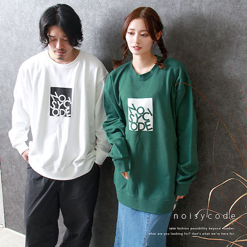 noisycode トップス トレーナー スウェット オリジナル レディース メンズ ブランド デザイントレーナー プリント ペア 綿100% 長袖 分厚い 厚い 冬 秋 9.7オンス おしゃれ プリント ロゴ ベーシック トップス ペアルック ユニセックス 大きいサイズ オーバーサイズ 3XL 4XL 服 おもしろ お洒落 楽ちん ゆったり Ladies mens parker ブラック 黒 グレー ホワイト 白 グリーン 緑 20代 30代 40代 大人 送料無料