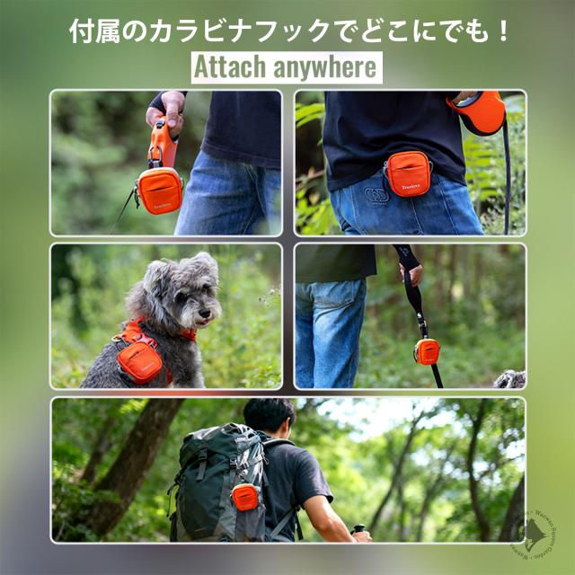 Truelove ショルダーポーチ カラビナフックで取り付け例 バッグやリードに装着 TLB2183