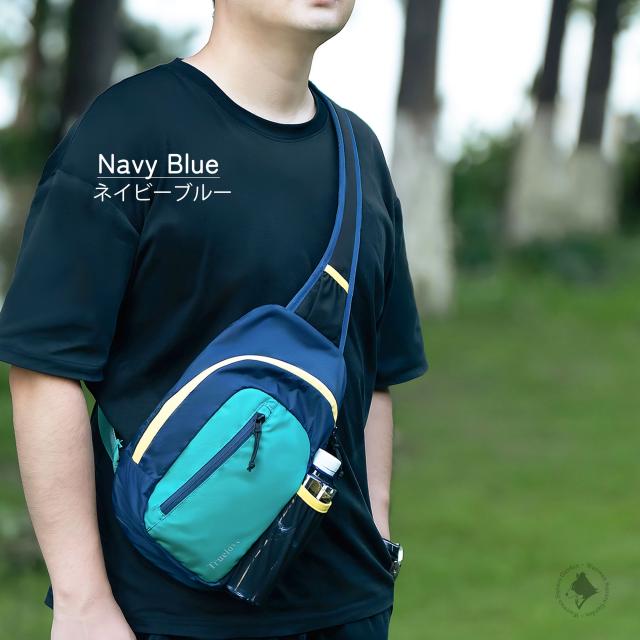 ボディバッグ 内部構造 キーフック メッシュポケット