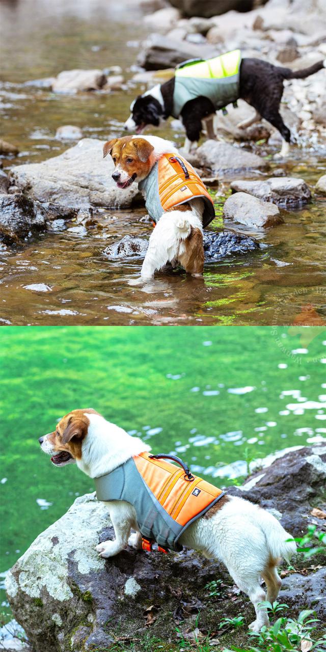 反射材とハンドル付きで安全性に優れたTrueloveライフジャケット