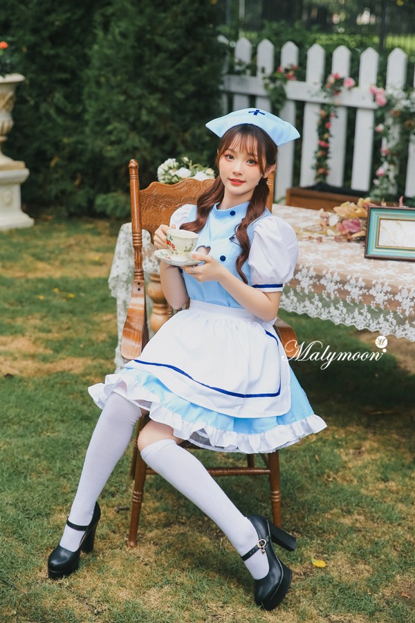 コスプレ メイド メイド服 受注オーダー ハロウィン 高級 メイド服