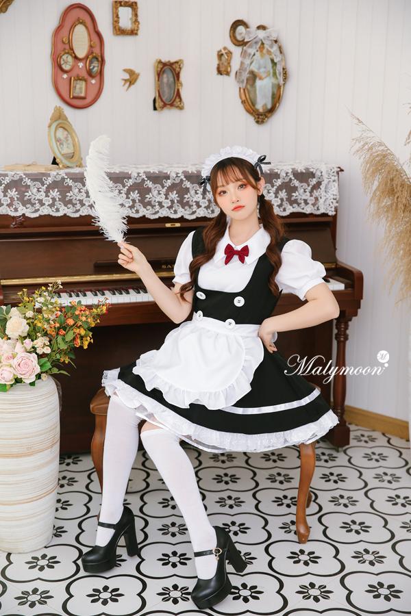 エッセンシャルズ コスプレ メイド メイド服 エプロン ハロウィン 高級 受注オーダー セクシー 可愛い Malymoon マリームーン M8154 値引 Centrodeladultomayor Com Uy