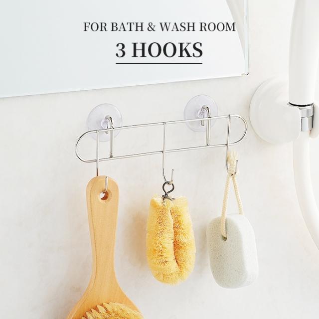 ワイヤーランド フック3本掛け