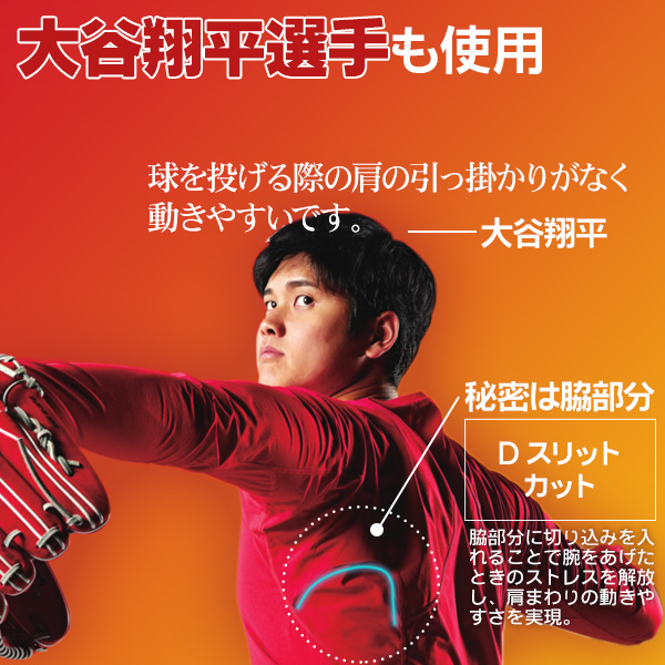 デサント 野球 アンダーシャツ 冬用 裏起毛 ハイネック 丸首 長袖 暖か インナー 高校野球対応