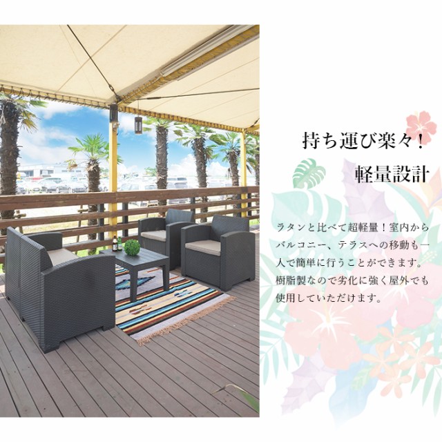 即納安い 4点セットでこの価格 格安 ガーデンソファーセット ガーデンソファーテーブルの通販はau PAY マーケット - houseBOAT|商品ロットナン ラタン調 ガーデンテーブルセット おしゃれ 高級 雨ざらし 得価新品