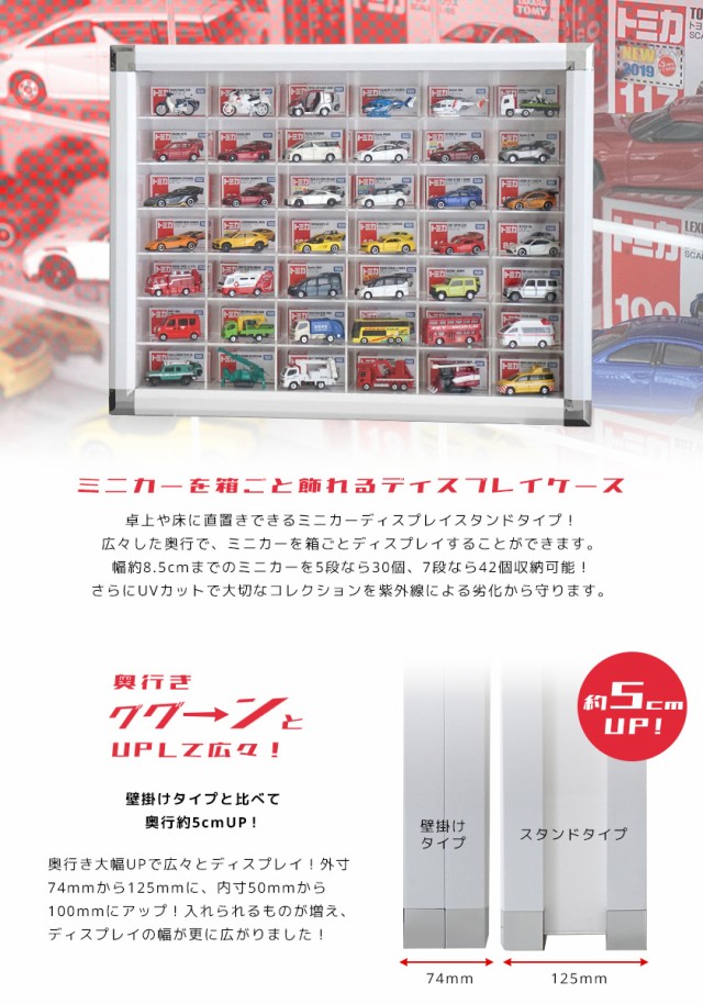 送料無料 早い者勝ち ミニカーディスプレイ 30マス スタンドタイプ 送料無料 ミニカー コレクションケース 収納ケース 収納棚 トミカ 置き型 ｕｖカット 紫外 初回限定 Globalayucare In