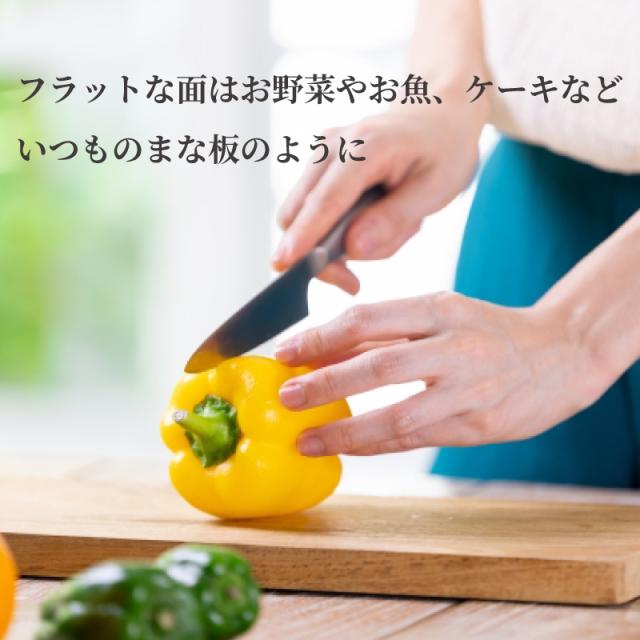 カッティングボード 木製 BC-4 26×16cm チーク 四角 パン リバーシブル アウトドア キャンプ 木 まな板 皿 正方形 おしゃれ ウッドプレート トレー