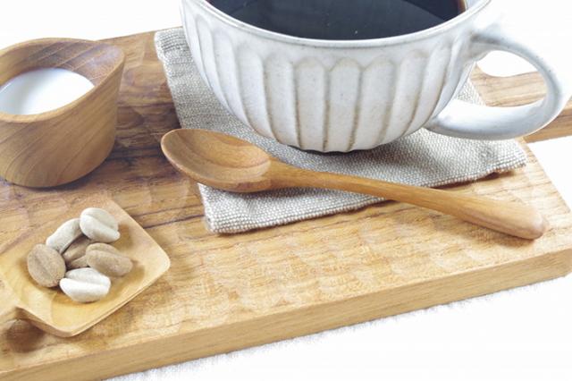 無垢 チーク ティースプーン j-125