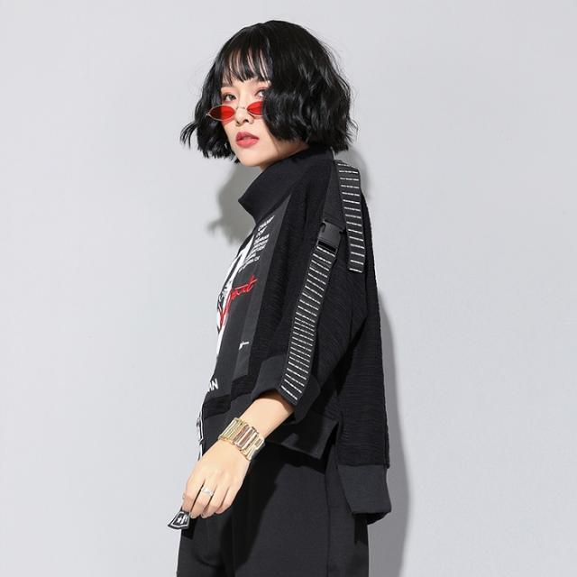 即納セール 上下セット(トップス ハイネック ワイドパンツ の通販はau PAY マーケット - MAPOCHE|商品ロットナンバー:444519764 + パンツ)モード系 セットアップ 春 秋 新品新作登場
