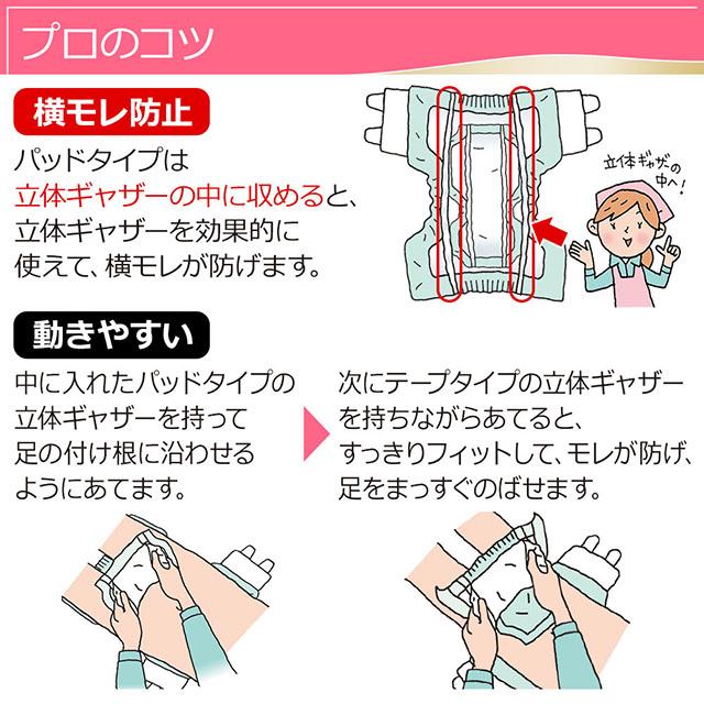 「大人用・介護用 紙おむつ テープ止めタイプタイプ」のプロのコツ