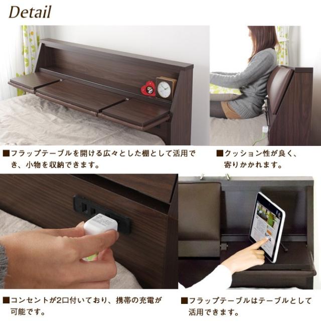 送料無料2022 収納ベッド スプリングマットレス付き ダブル クッションシート付フラップテーブル 引出付ベッド 国産 ボンネルコイルマットレスの通販はau PAY マーケット - 家具のインテリアオフィスワン 即納国産