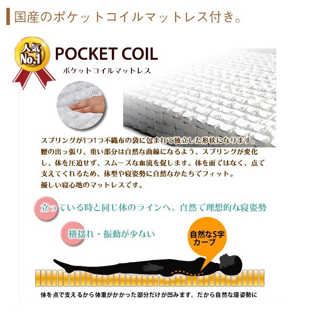 けません⋳ フロアベッド おしゃれ デザインの通販はau PAY マーケット - 家具のインテリアオフィスワン|商品ロット ローベッド ワイドキング200(S+S) 国産ポケットコイルマットレス付き 棚付き 照明付き ◣ください