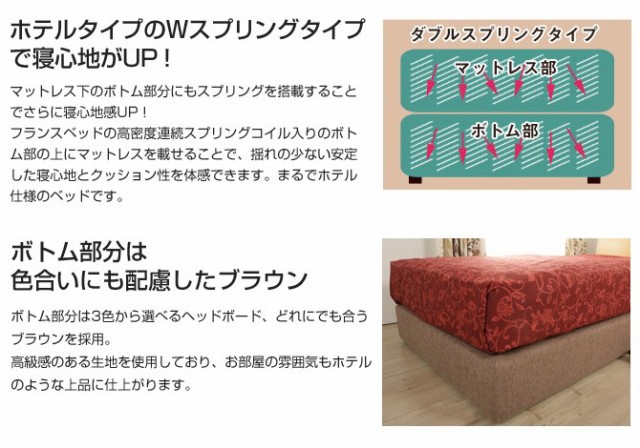 国産爆買い フランスベッド グランディ ダブルクッションタイプ シングル 高さ22.5cm フレームのみ 日本製 国産 木製 2年保証の通販はau PAY マーケット - 家具のインテリアオフィスワン|商品ロットナン 定番お得