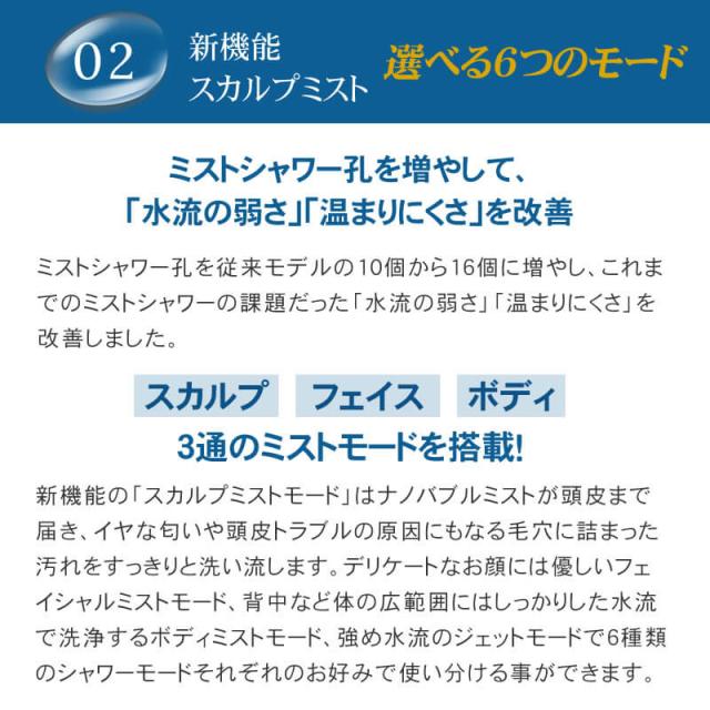 ハンディーシャワーヘッド イオムプラス