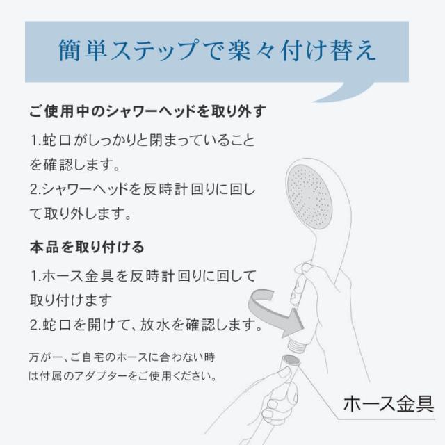 ハンディーシャワーヘッド イオムプラス