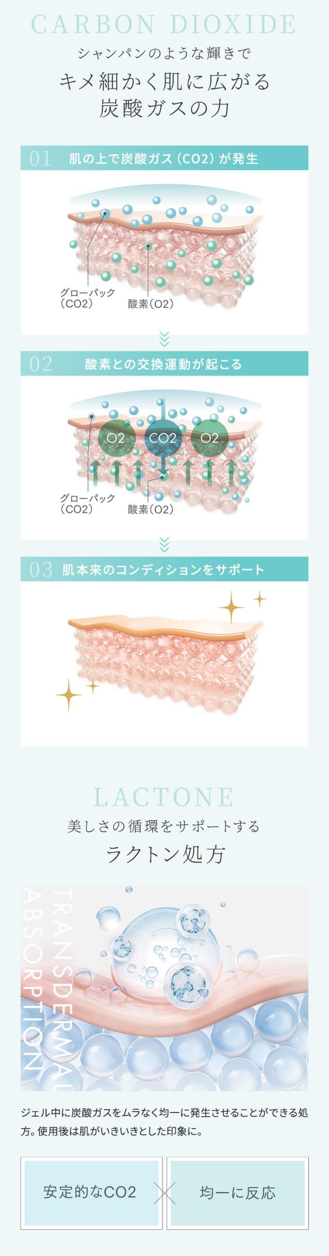 《正規販売店》炭酸ガスパック エニシー グローパック ジャンパーニュ