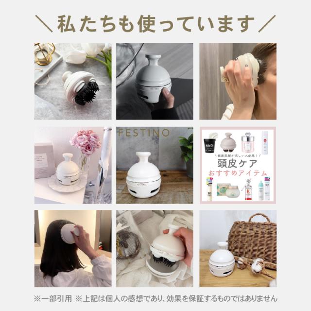 フェスティノ 充電式 EMS ヘッドスパ プレミア