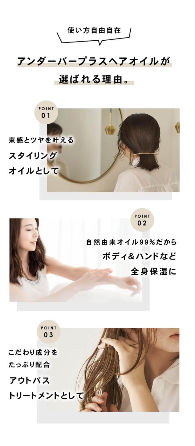 アンダーバープラスヘアオイル