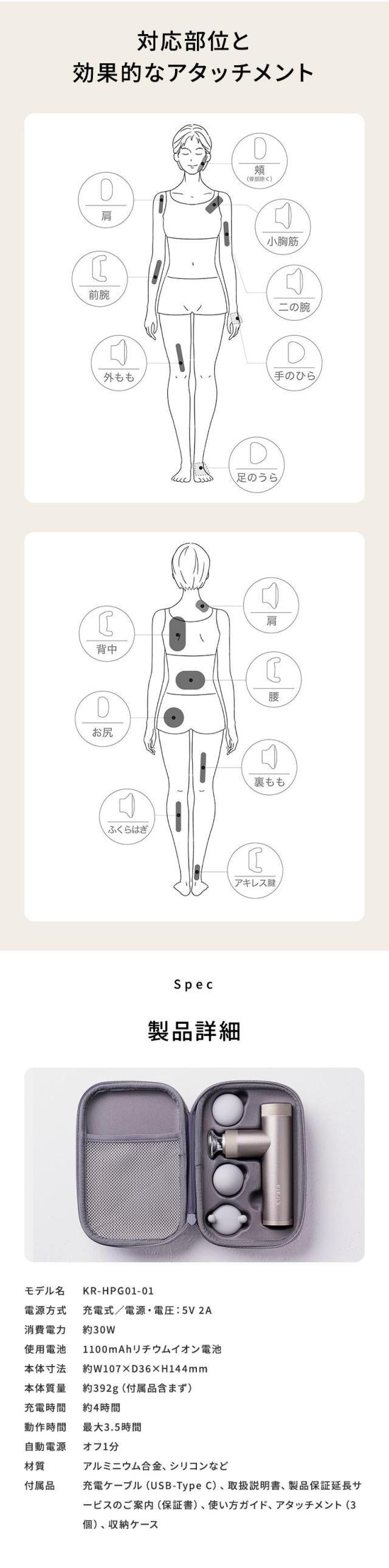 Kirala キララ ヒート パワーガン スリム