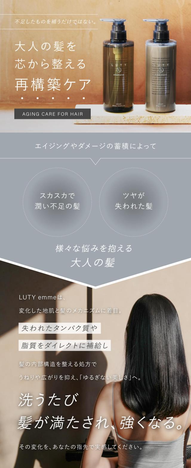 LUTY シャンプートリートメントセット