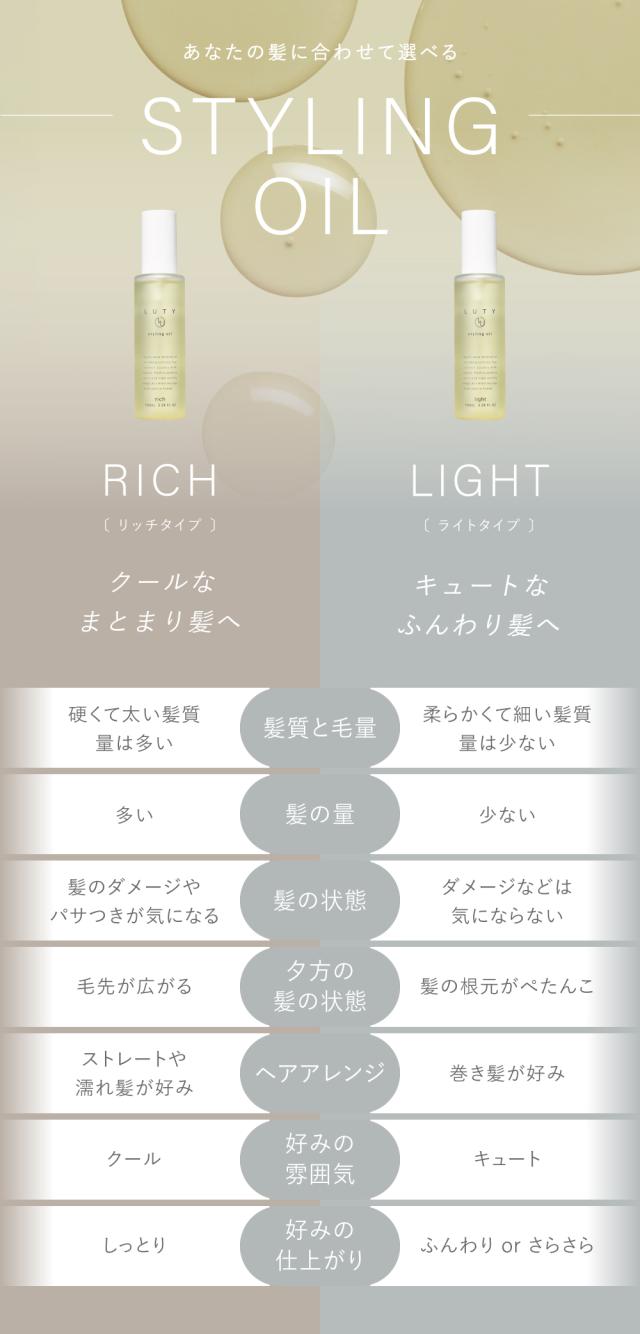 LUTY emme ルーティーエメ スタイリングオイル