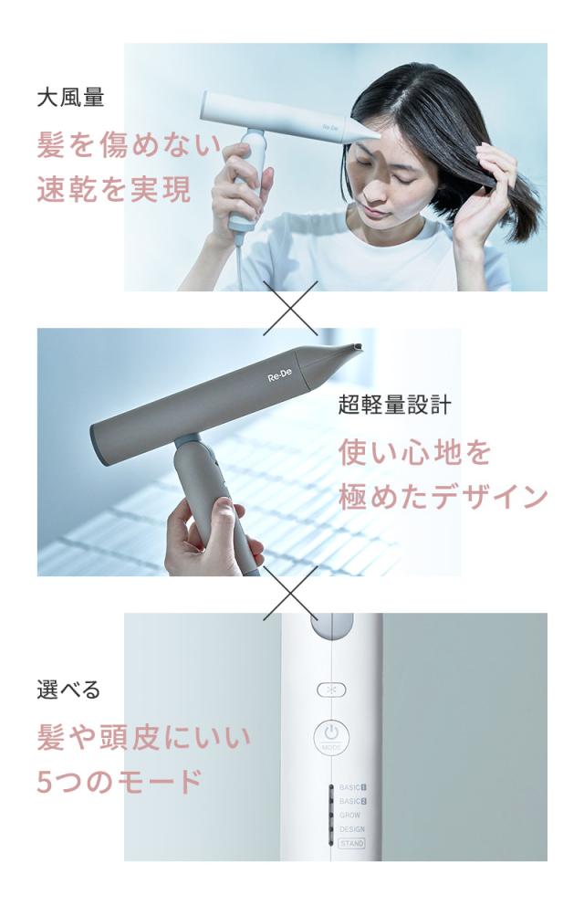 リデ ヘアドライヤー プラス
