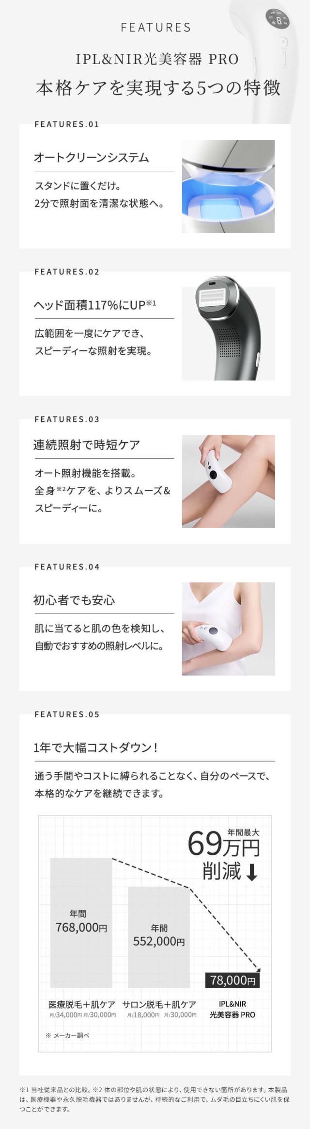 《正規販売店》ステラボーテ IPL&NIR 光美容器 PRO