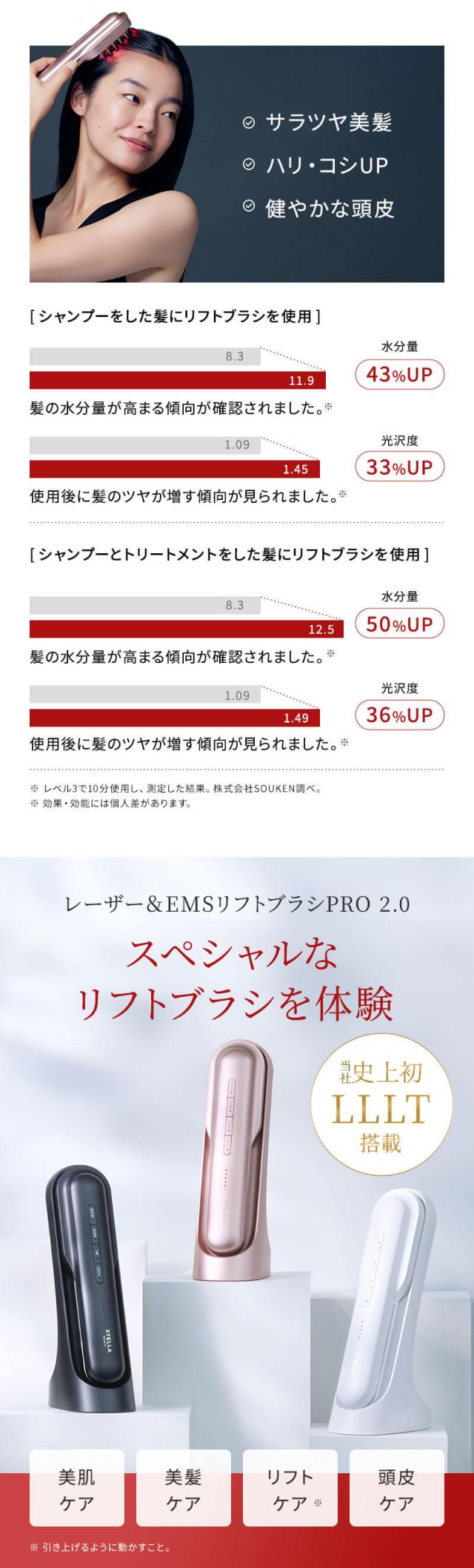 ステラボーテ レーザー&EMSリフトブラシ PRO 2.0