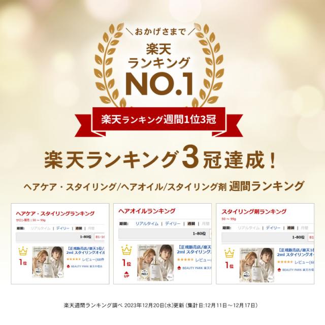 楽天ランキング1位獲得