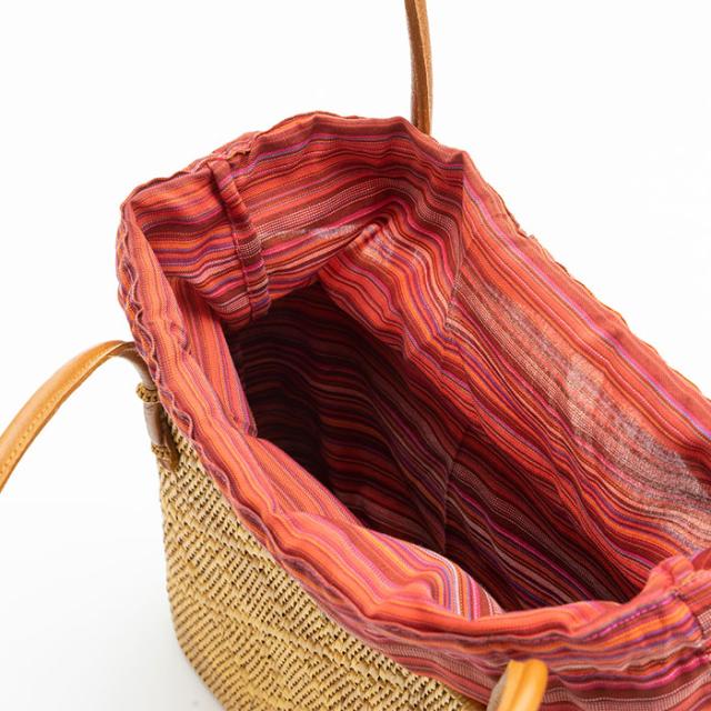 かごバッグ バッグ アジアン アタ タッセル